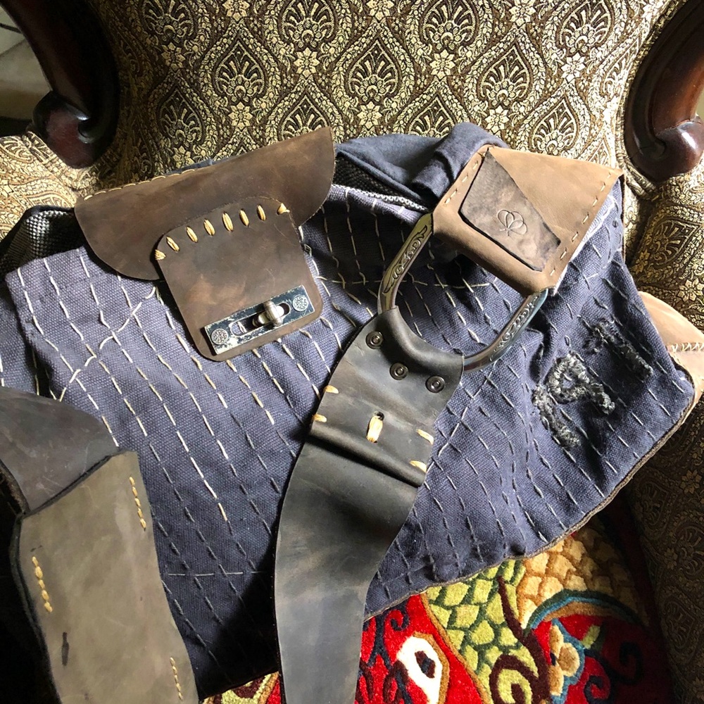 Handmade Grunge Large Messenger Bag
